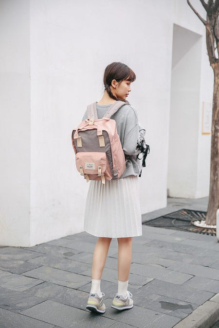 14.9 VINTAGE WATERPROOF BACKPACK-MULTI - S. M. & Co. Backpack