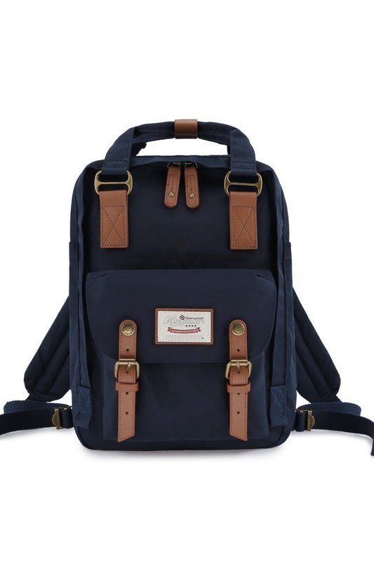 14.9 VINTAGE WATERPROOF BACKPACK-SOLID - S. M. & Co. Backpack