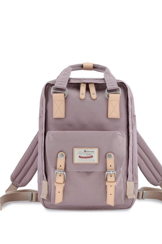 14.9 VINTAGE WATERPROOF BACKPACK-SOLID - S. M. & Co. Backpack