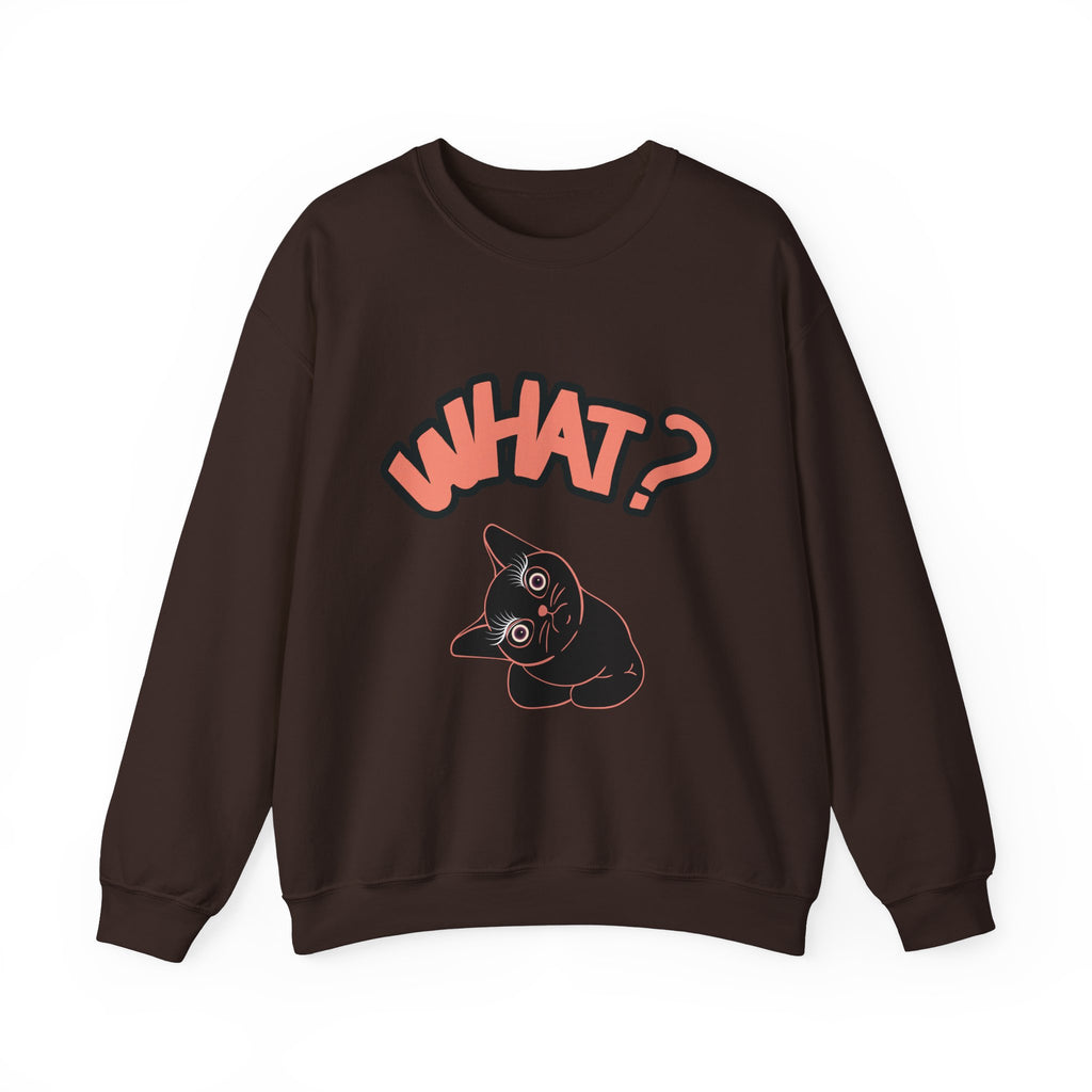 Funny Cat Sweatshirt - Unisex Heavy Blend™ Crewneck