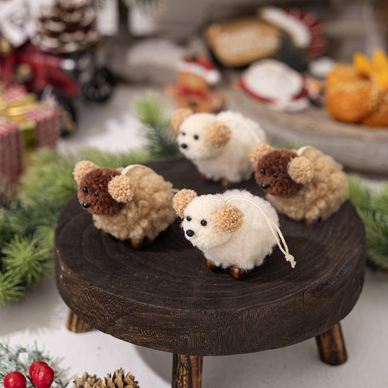 2 - Piece Fuzzy Puppy Hanging Widget - S. M. & Co.