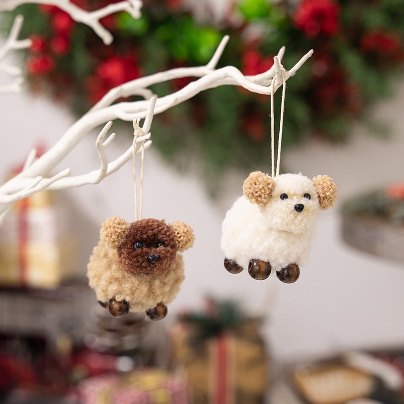 2 - Piece Fuzzy Puppy Hanging Widget - S. M. & Co.