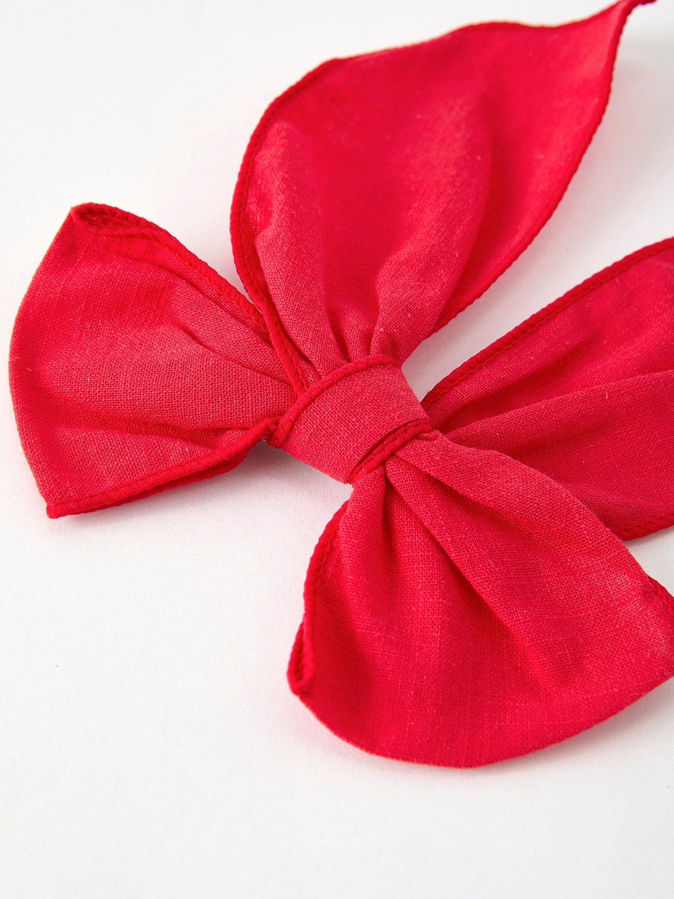 Christmas Red Bow Hairpin