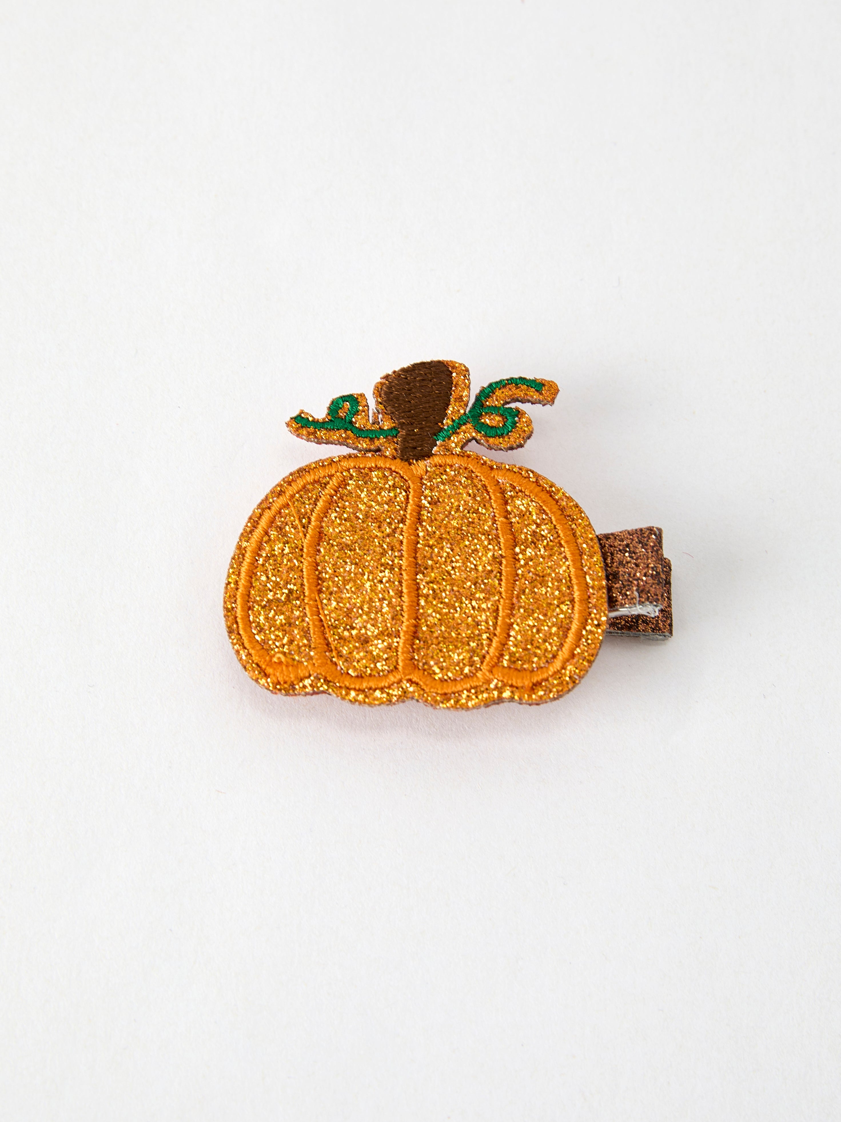 Halloween Pumpkin Girls Hair Clip