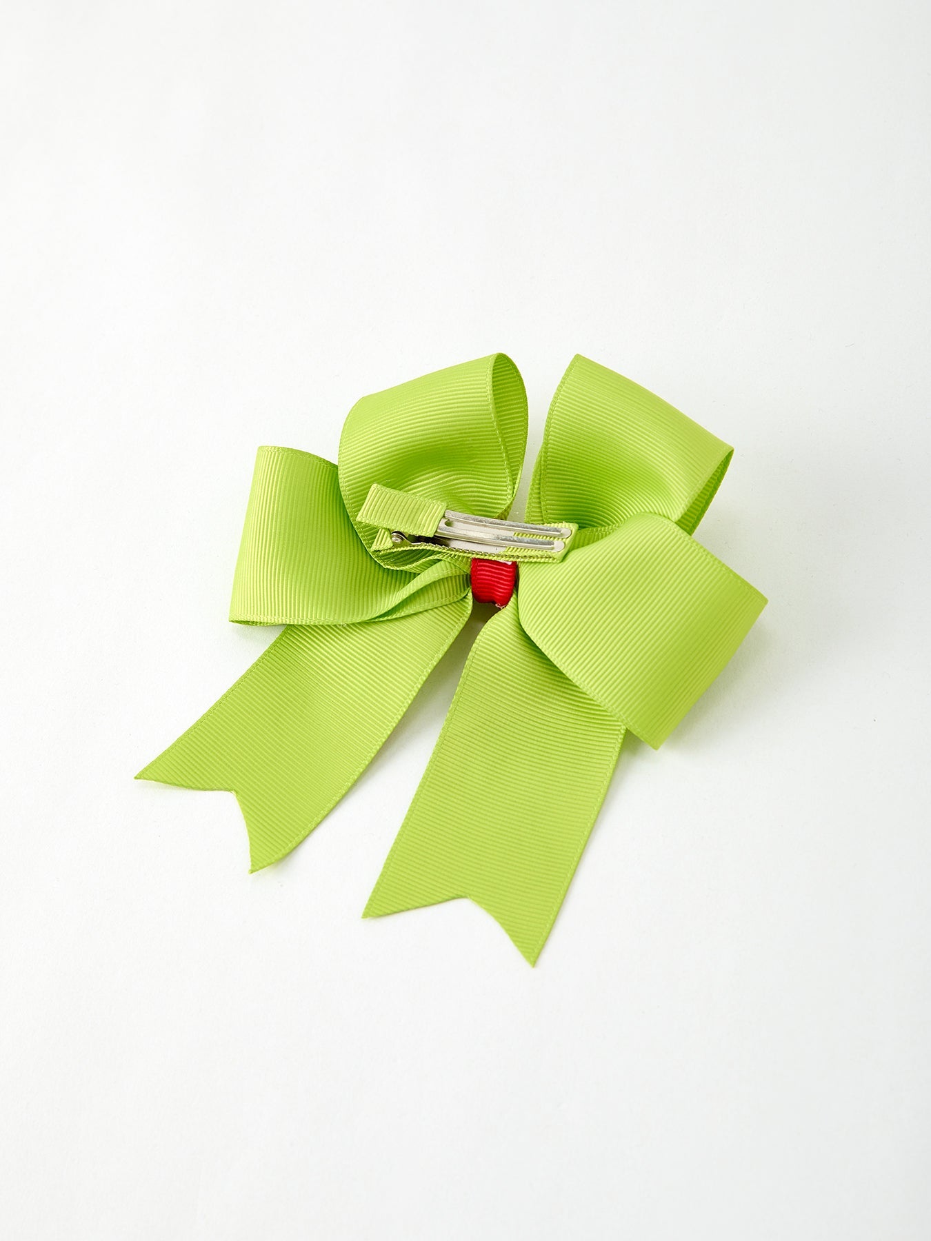 Christmas Green Bow 4.7inch Hairpin
