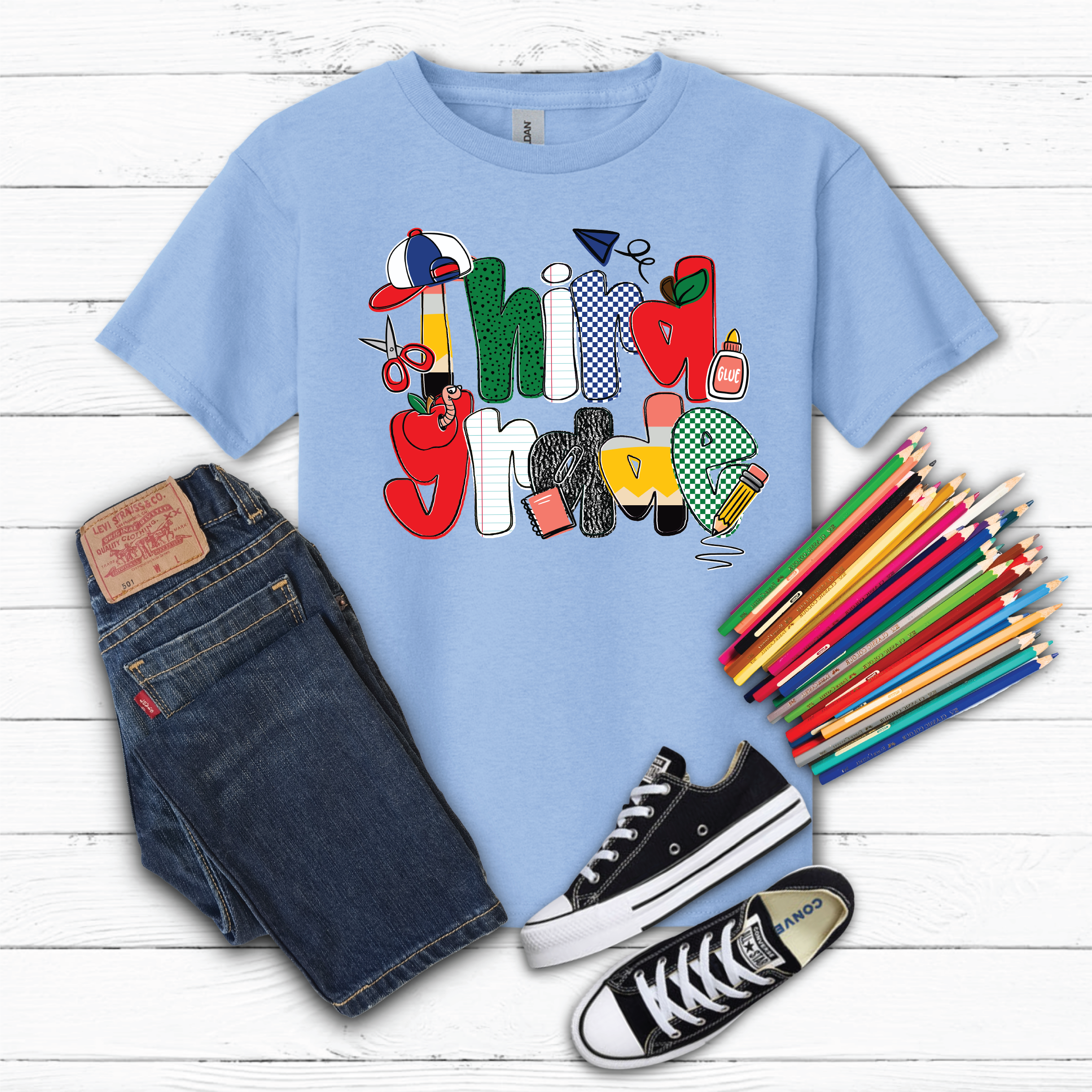Boys 3rd Grade Graphic Tee