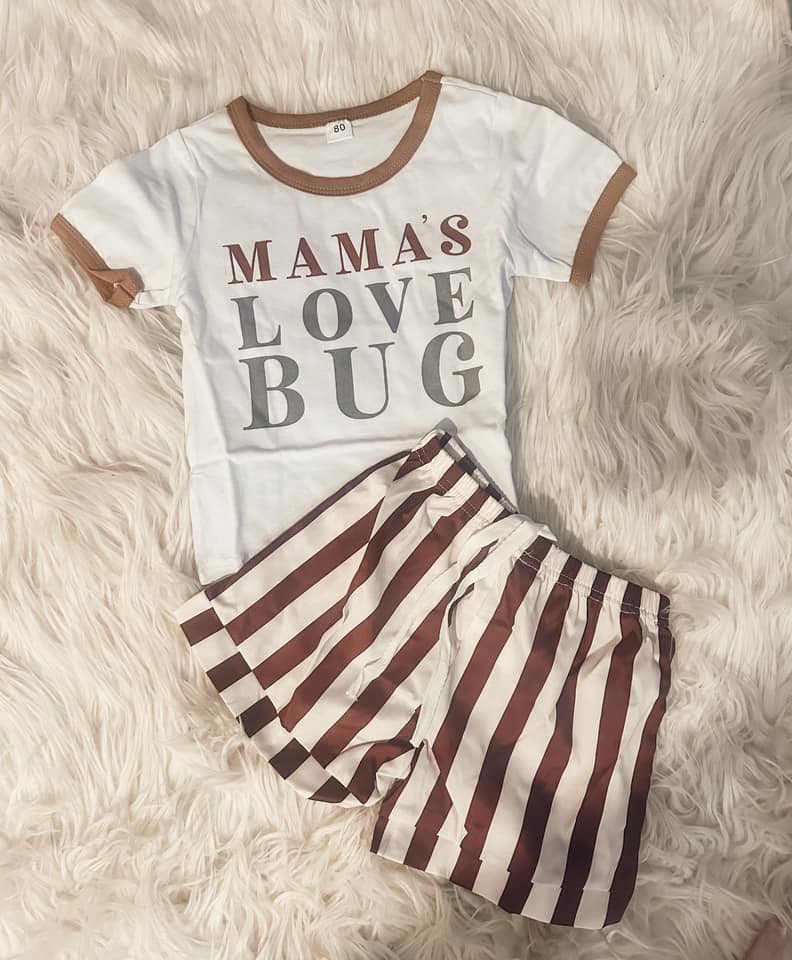 Mama's Love Bug Short Set RTS