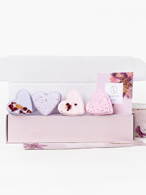 5 heart shaped Shower Steamers Gift Set - S. M. & Co.