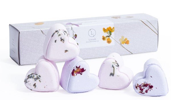 5 heart shaped Shower Steamers Gift Set - S. M. & Co.