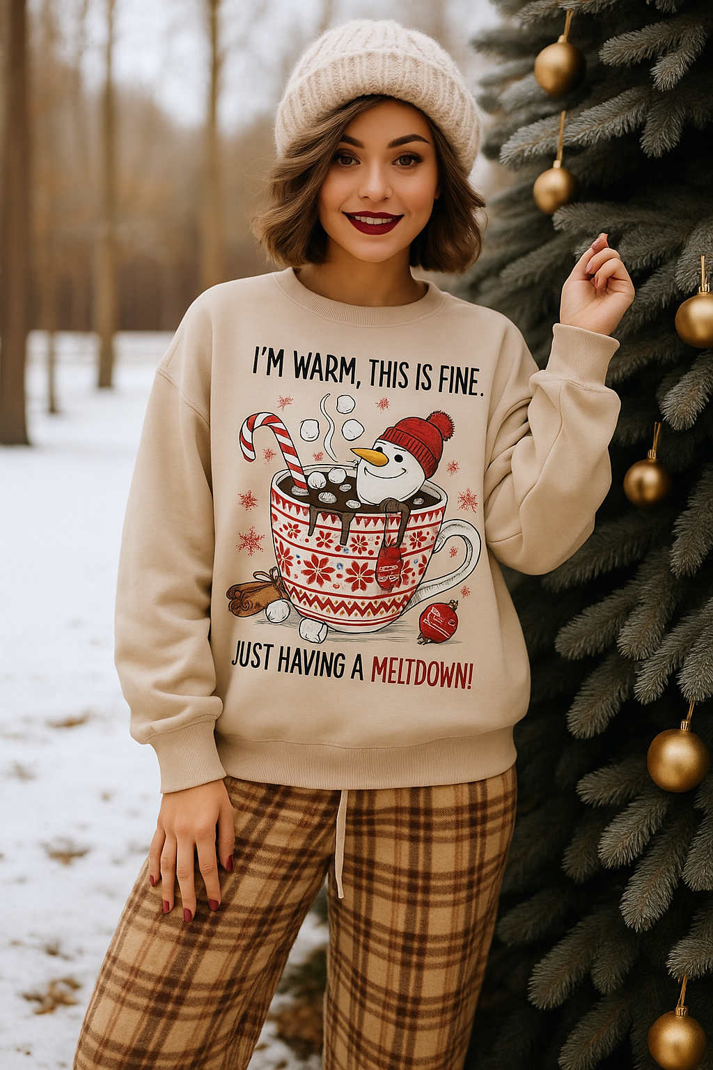 Its Fine Just Having A Meltdown - UNISEX GRAPHIC SWEATSHIRT