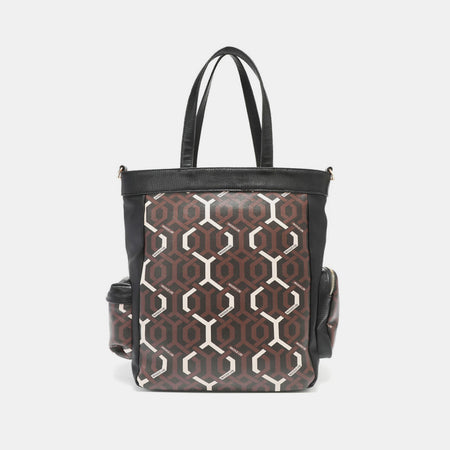 Nicole Lee USA Geometric Pattern Tote Bag - S. M. & Co. -