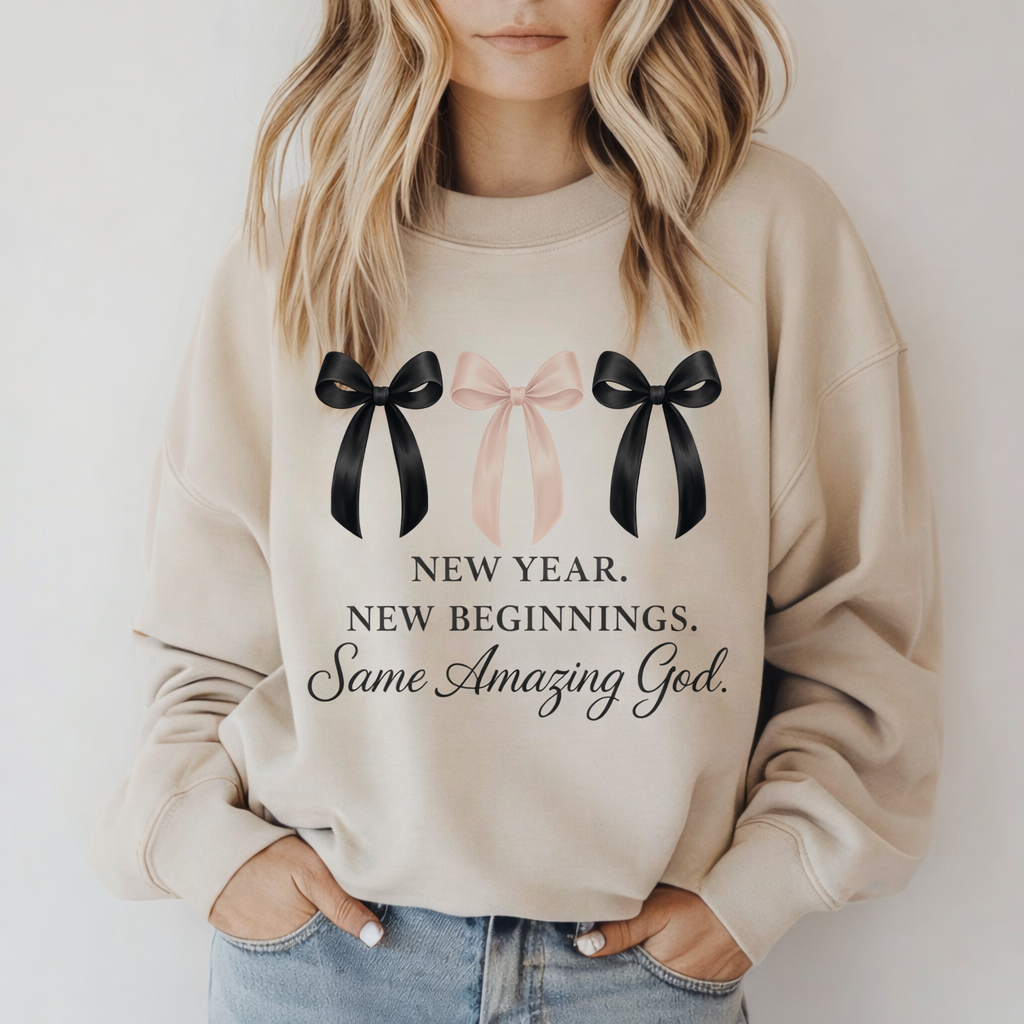 New Year Same Amazing God - UNISEX GRAPHIC Sweater