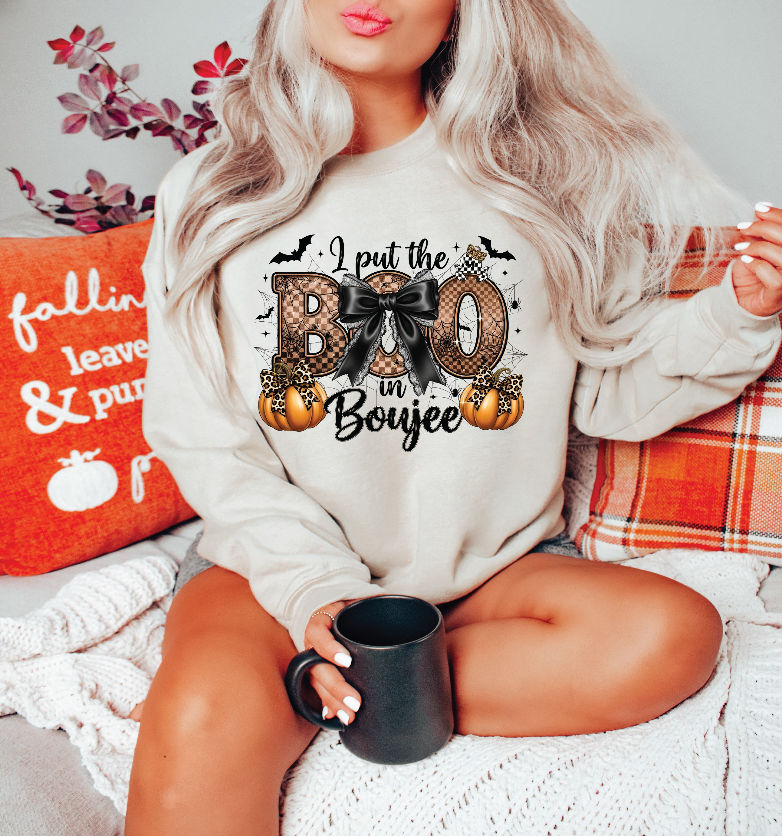 Boo In Boo-jee Fall Graphic Sweater