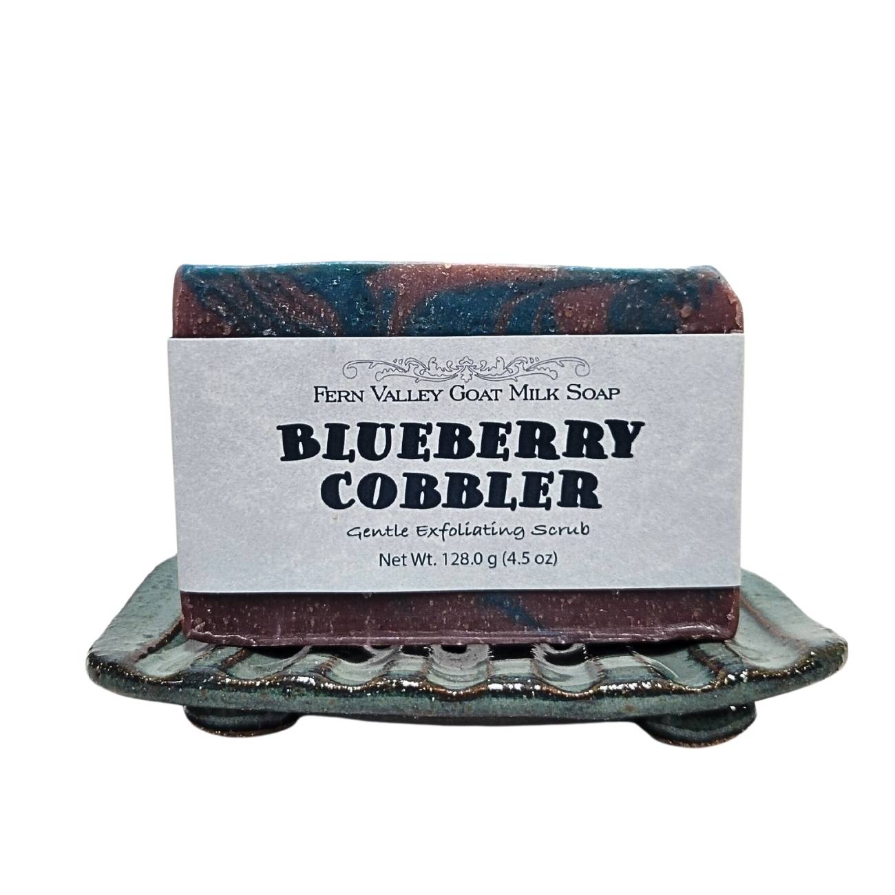 Natural Goat Milk Soap | Exfoliating Scrub | Blueberry Cobbler