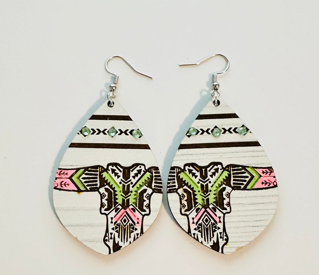 Aztec Bull Earrings - S. M. & Co. Earrings