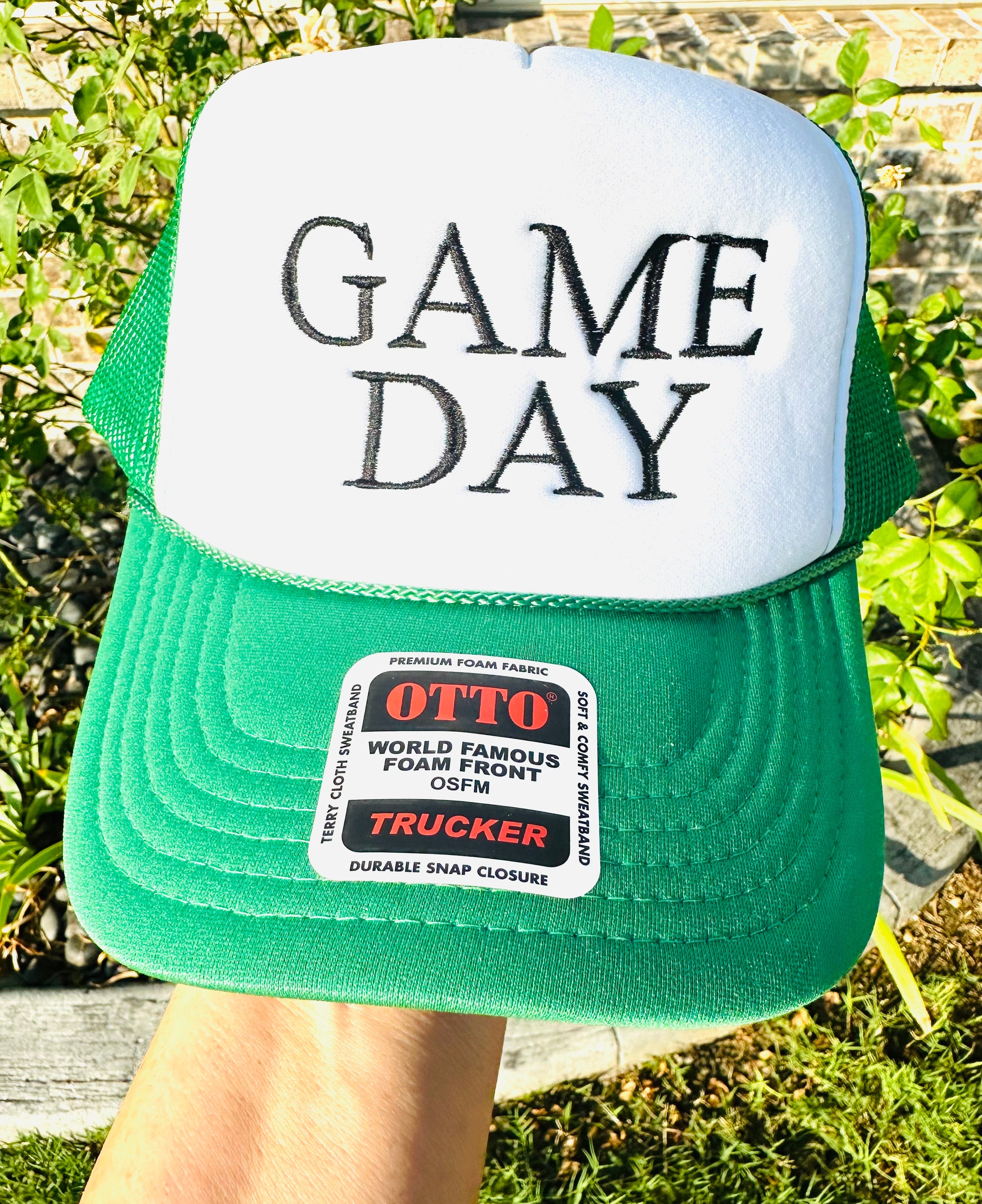 Game Day DTF Printed Trucker Hat - S. M. & Co. Shirts & Tops