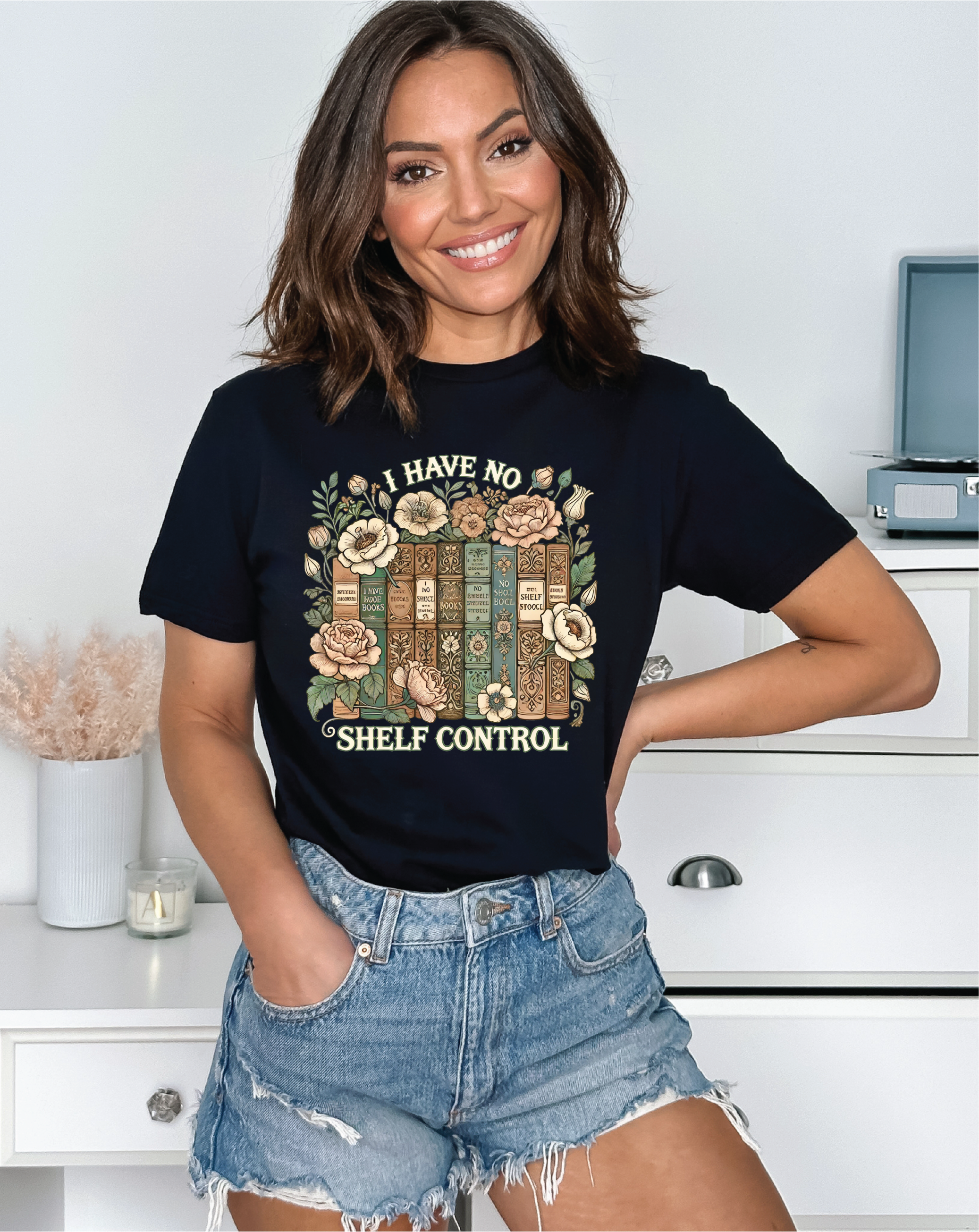I Have No Shelf Control Graphic T-shirt