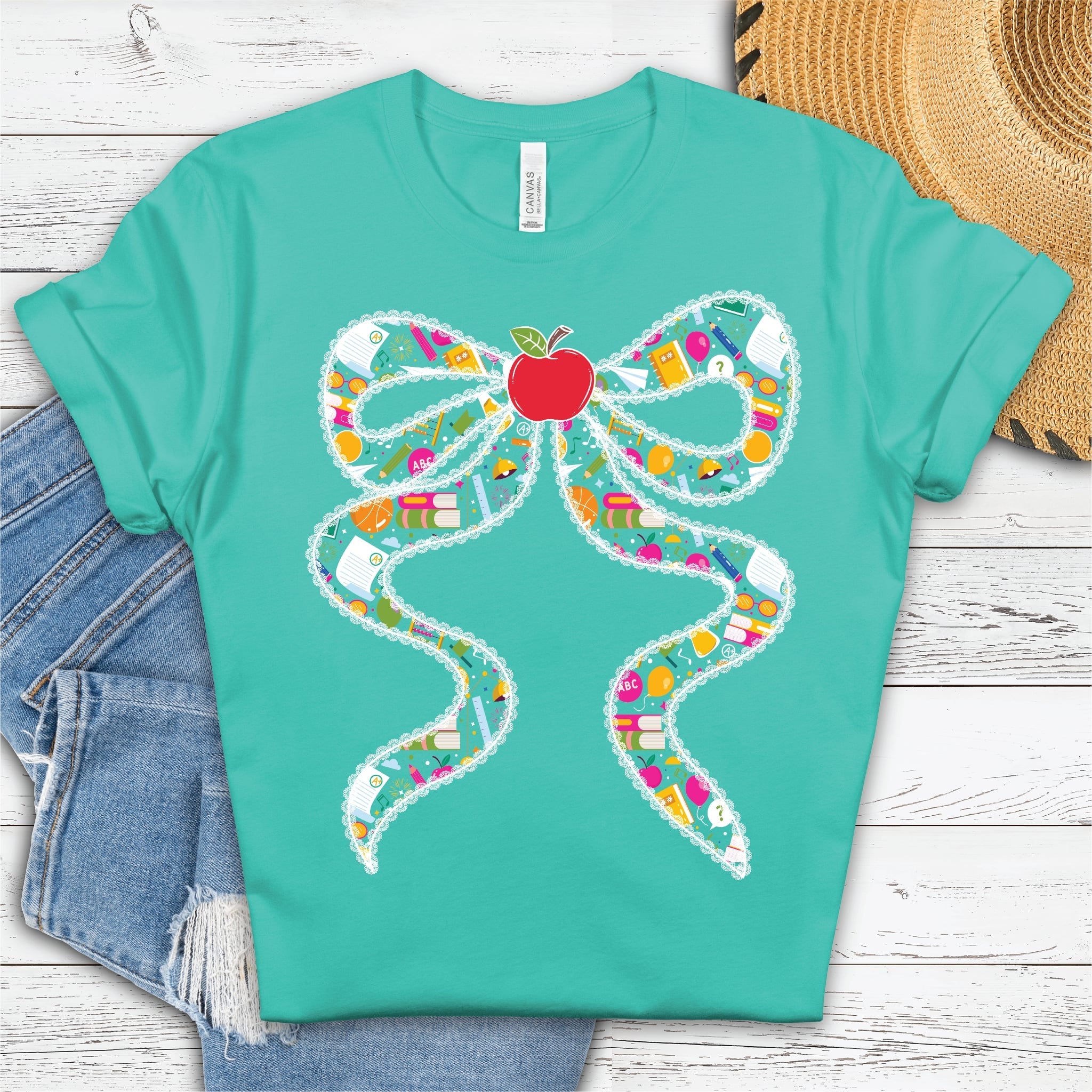 Teachers Bow Graphic Tee