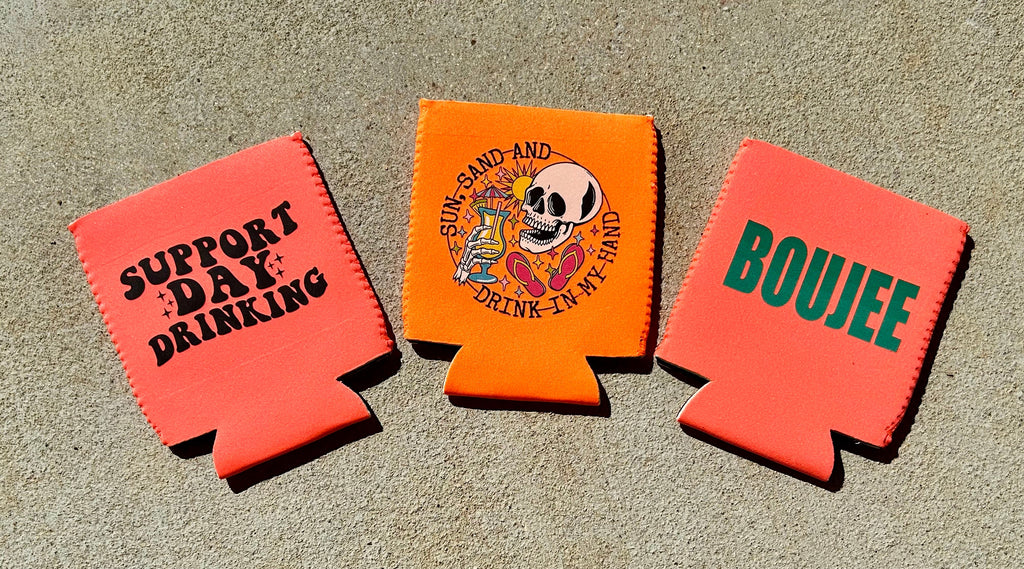 Glow in the Dark Can Coozies