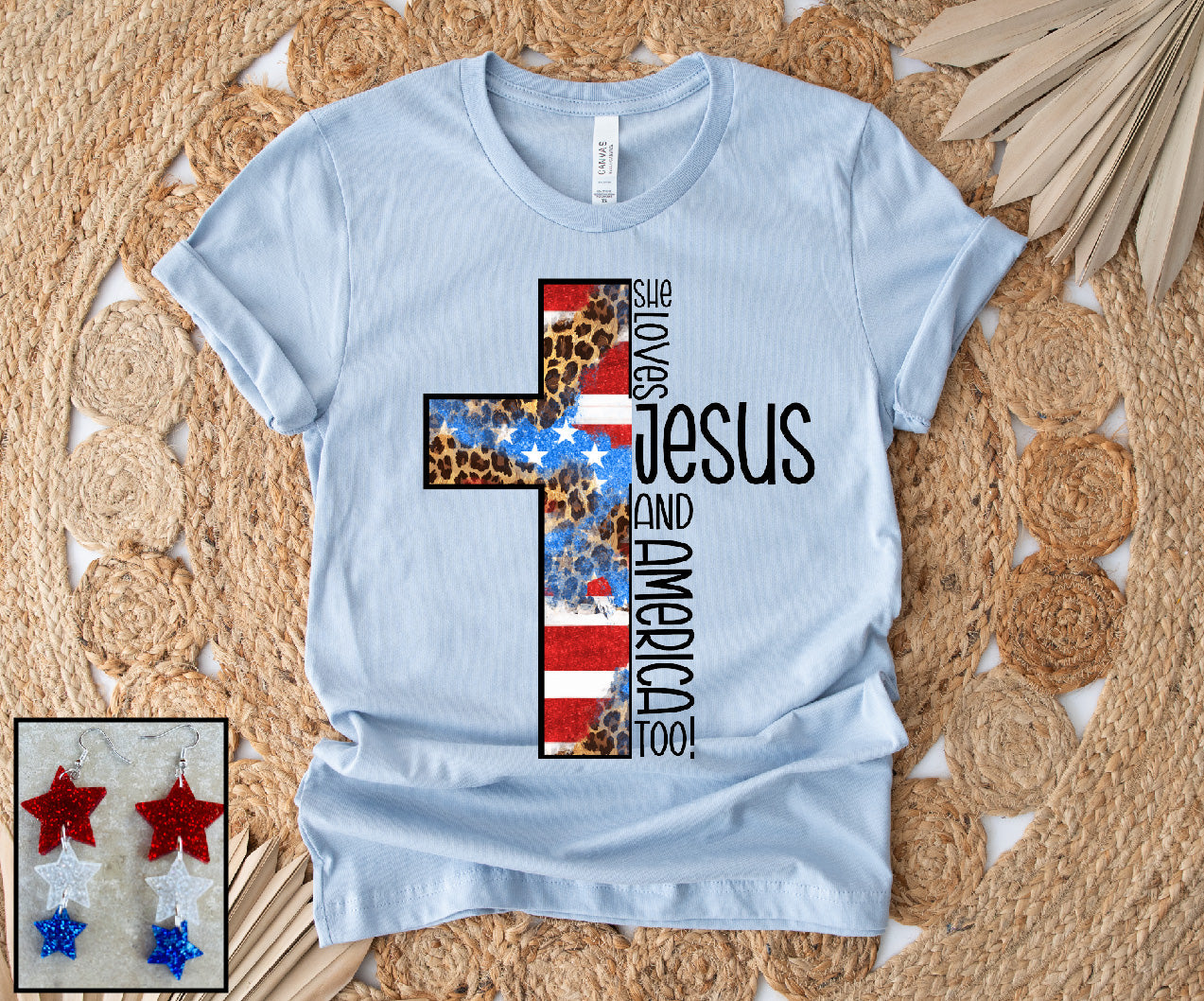 Jesus and America - S. M. & Co. Shirts & Tops