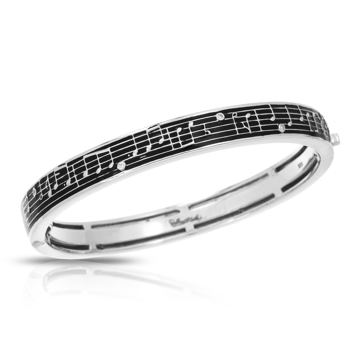 Melody Black Bangle