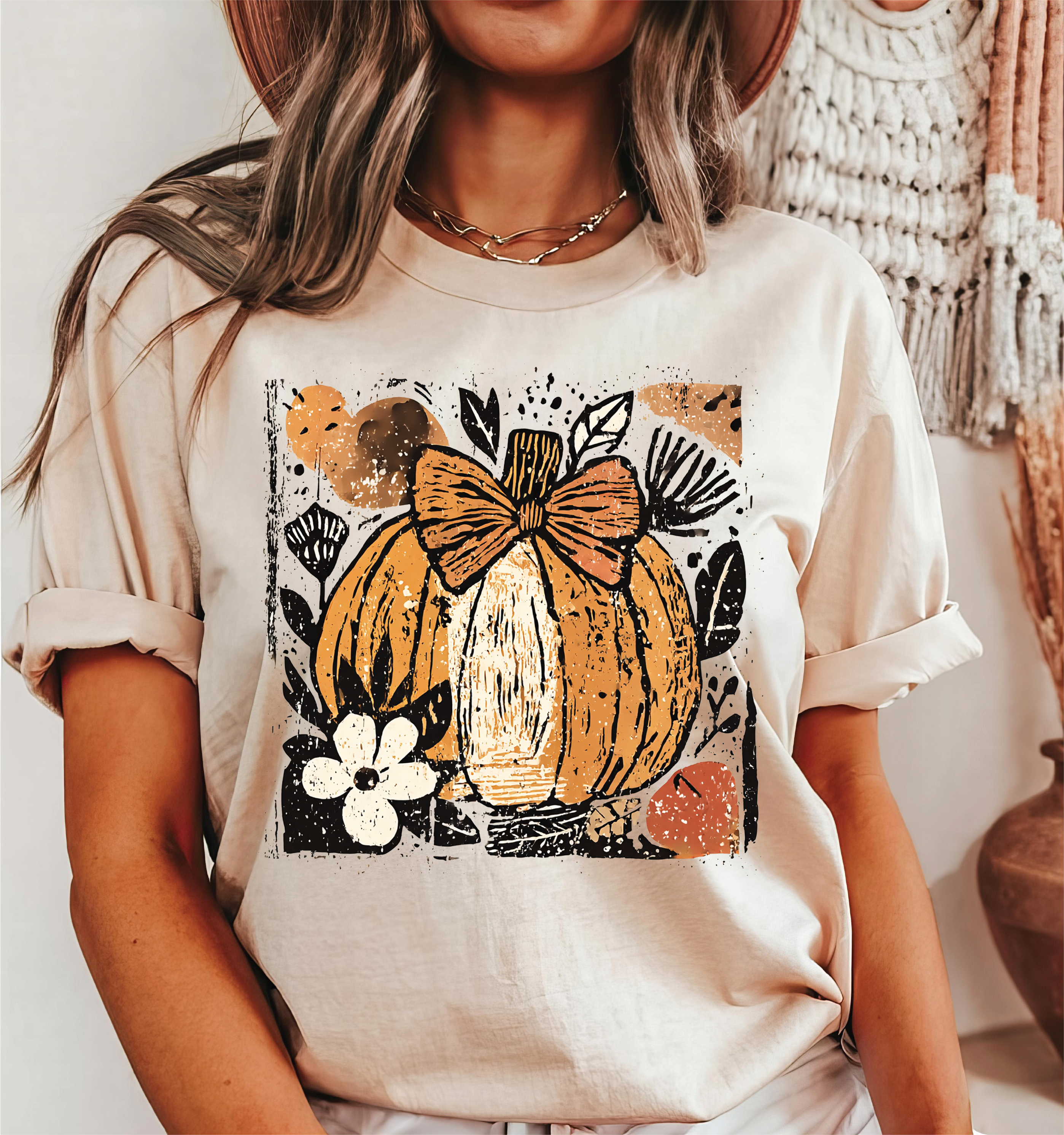 Fall Pumpkin Graphic Sweatshirt