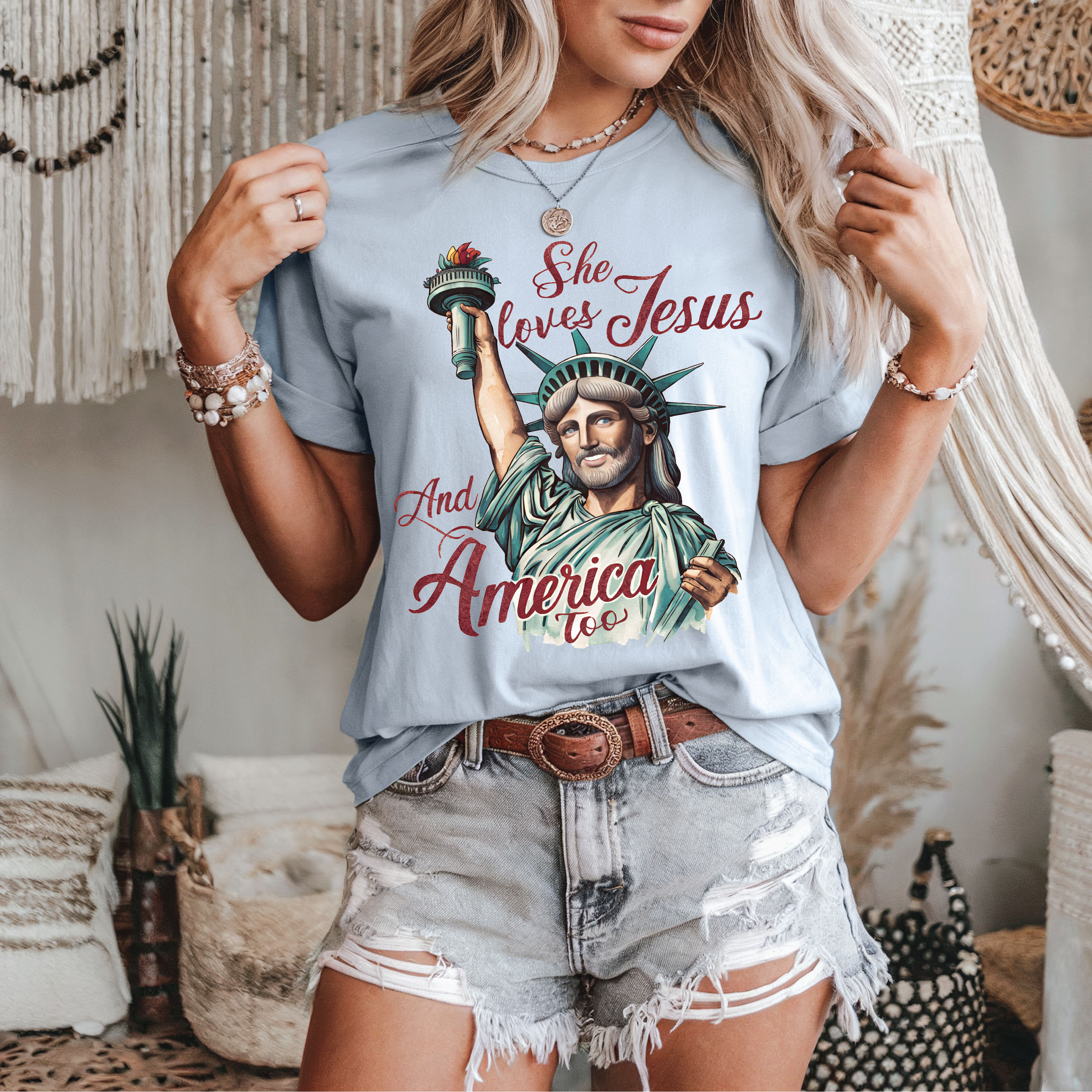 She Loves Jesus and America Too