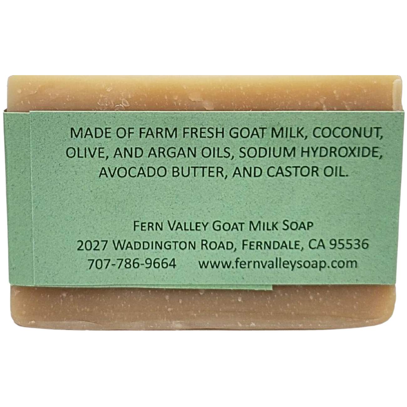 Handmade Goat Milk Shampoo Bar |  Argan Oil & Avocado Butter | Fragrance-Free