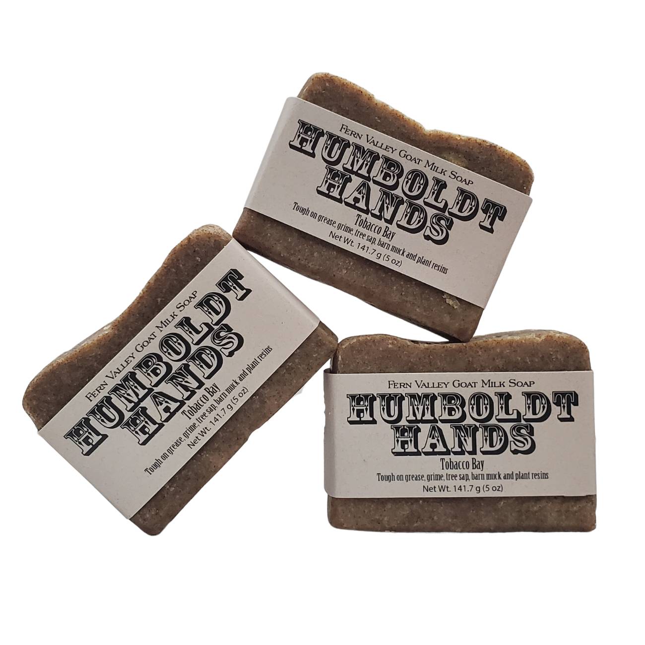 Natural Goat Milk Soap | Humboldt Hands Heavy-Duty Hand Cleaner| Tobacco Bay