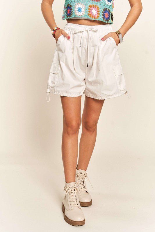 ADORA Drawstring Shorts with Pockets - S. M. & Co.