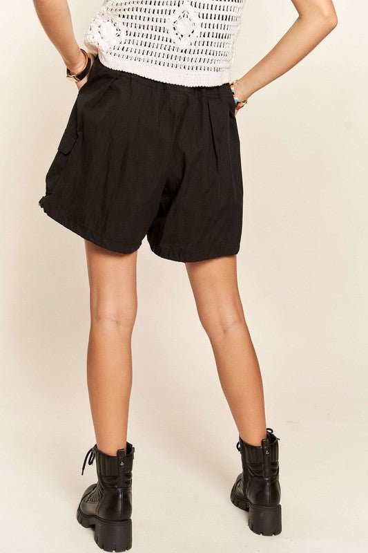 ADORA Drawstring Shorts with Pockets - S. M. & Co.