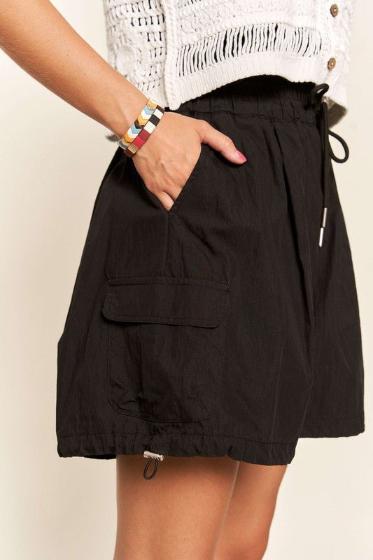 ADORA Drawstring Shorts with Pockets - S. M. & Co.