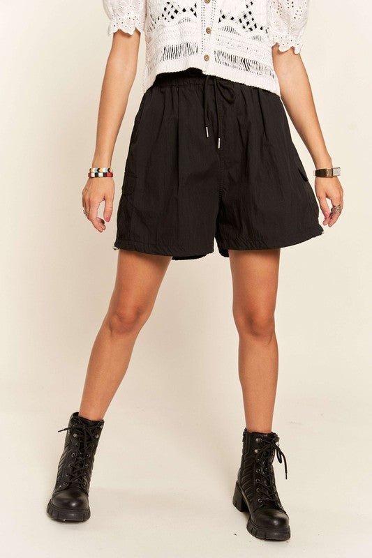 ADORA Drawstring Shorts with Pockets - S. M. & Co.