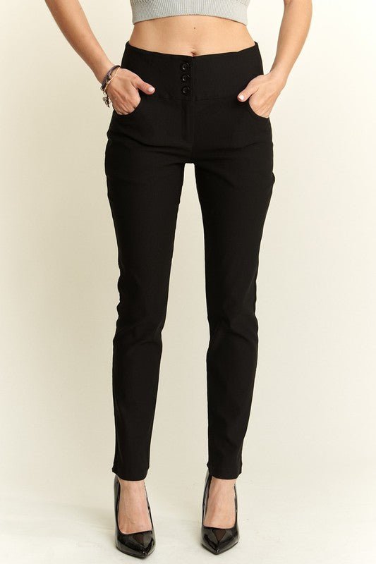 ADORA High Waist Skinny Pants - S. M. & Co.