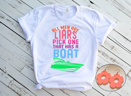 All Men Are Liars (White) - S. M. & Co. T-Shirt