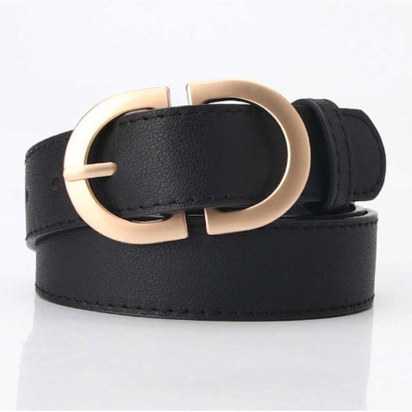 Allie Vegan Leather Belt - S. M. & Co. Vegan Leather Belt