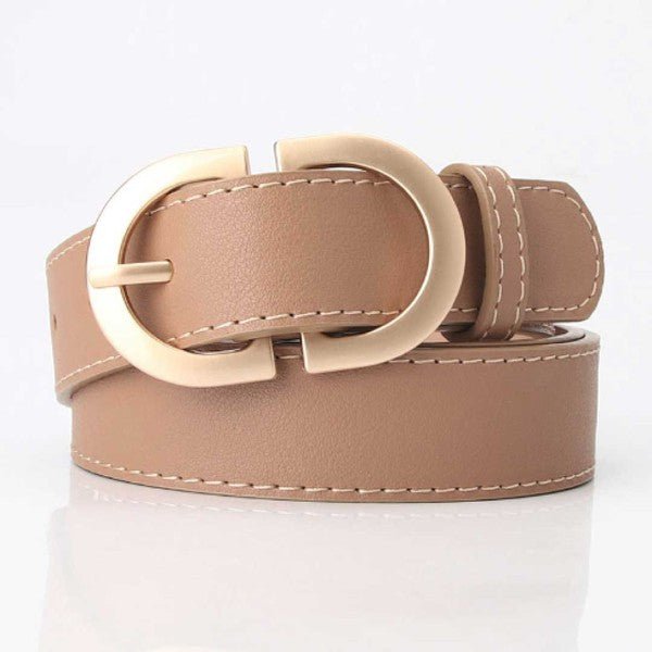 Allie Vegan Leather Belt - S. M. & Co. Vegan Leather Belt