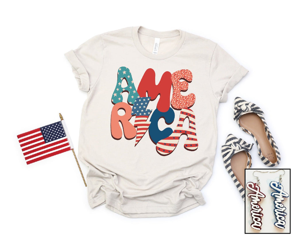 America- Retro - S. M. & Co. Tops/Tops & Tees