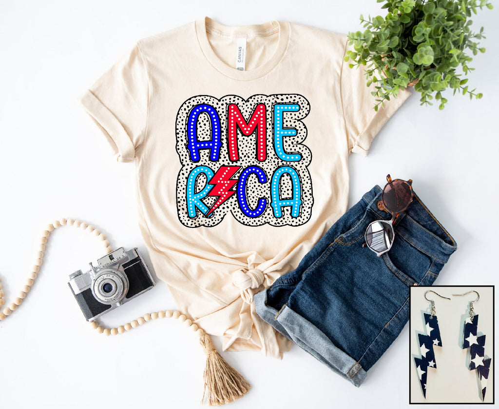 America - Dots - S. M. & Co. Tops/Tops & Tees