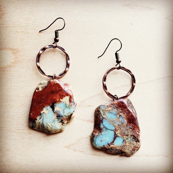 Aqua Terra Chunky Earrings - S. M. & Co. Earrings