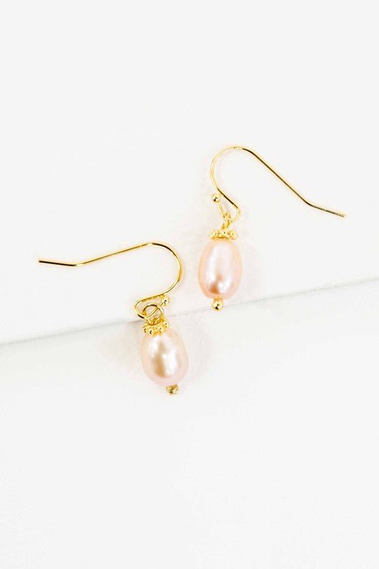 Arca Pearl Hook Earrings - S. M. & Co. Earrings