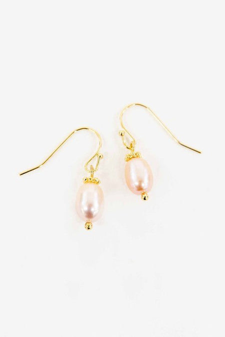 Arca Pearl Hook Earrings - S. M. & Co. Earrings