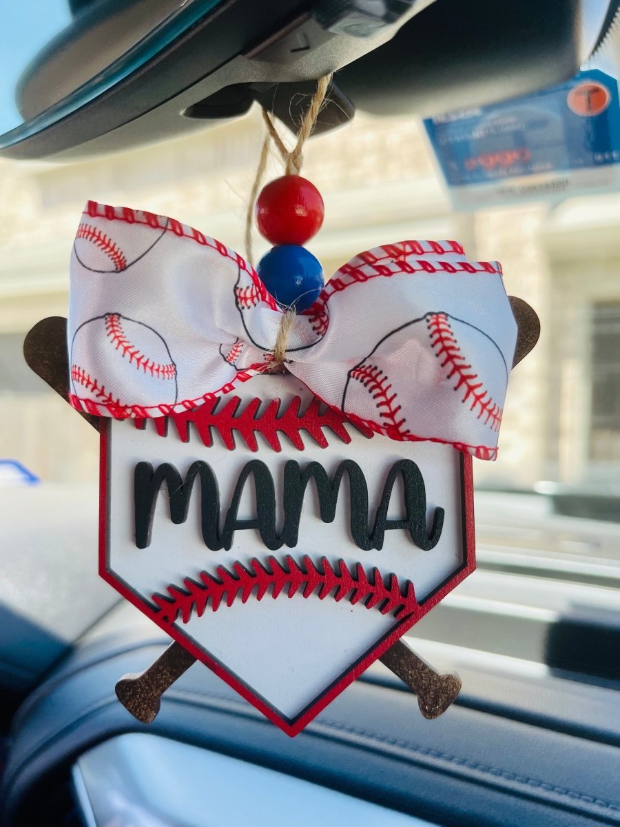 Baseball Mama Car Charm/Bag Tag - S. M. & Co.