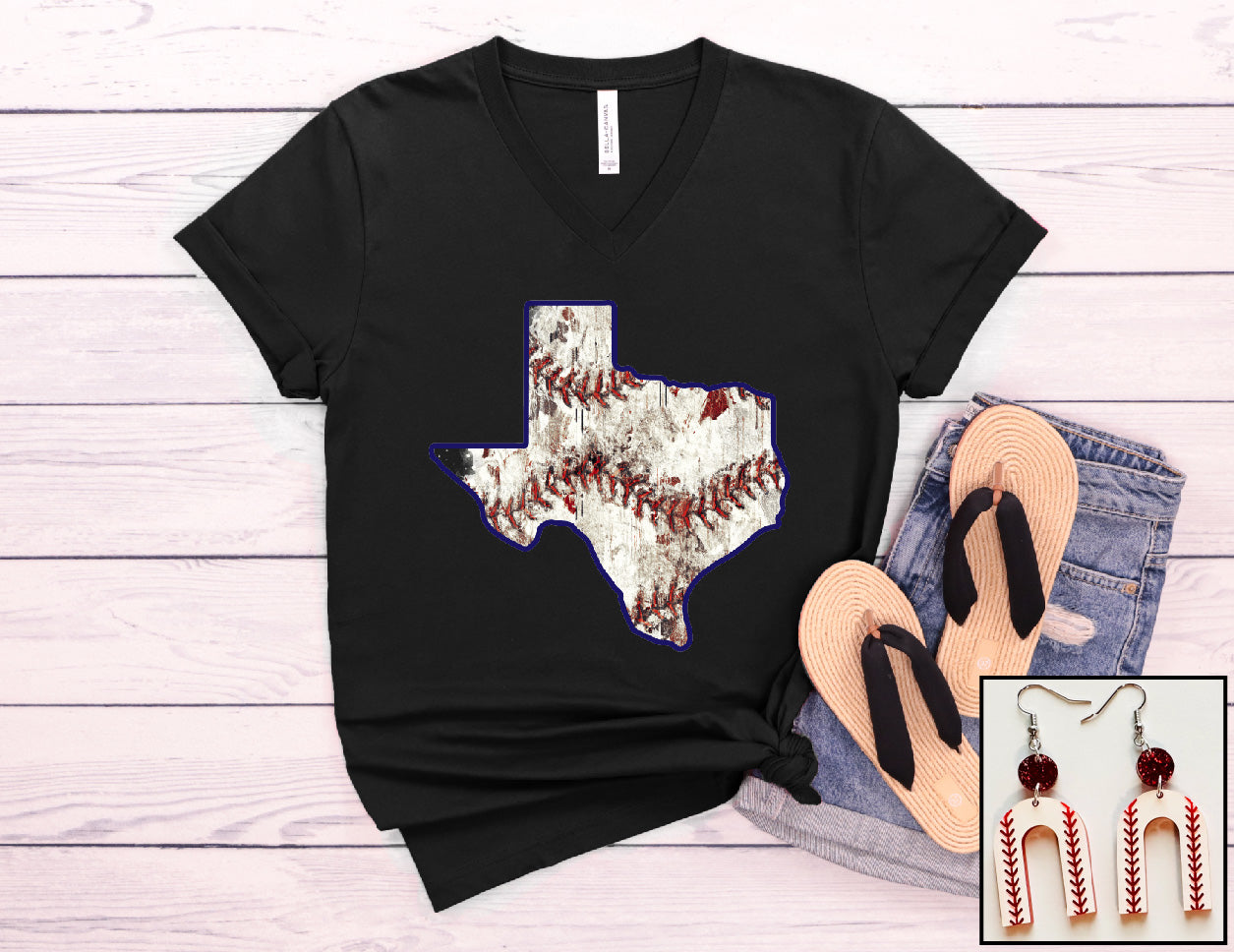 Baseball Texas - S. M. & Co. T-Shirt