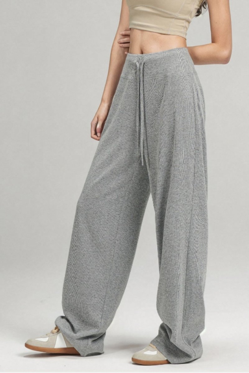 Basic Bae Drawstring Wide Leg Pants - S. M. & Co.