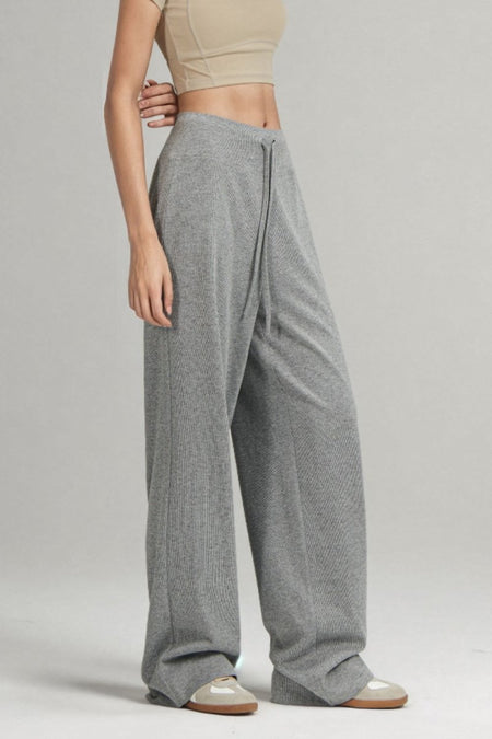 Basic Bae Drawstring Wide Leg Pants - S. M. & Co.