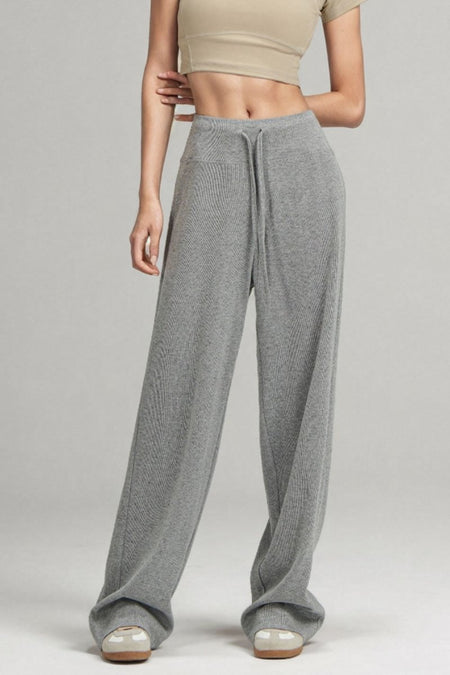 Basic Bae Drawstring Wide Leg Pants - S. M. & Co.