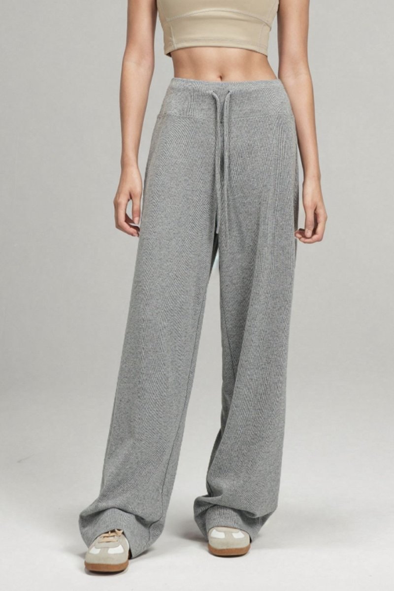 Basic Bae Drawstring Wide Leg Pants - S. M. & Co.