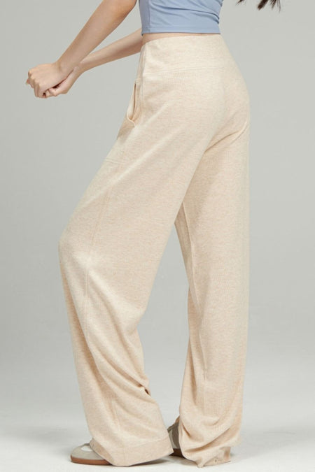 Basic Bae Drawstring Wide Leg Pants with Pockets - S. M. & Co.