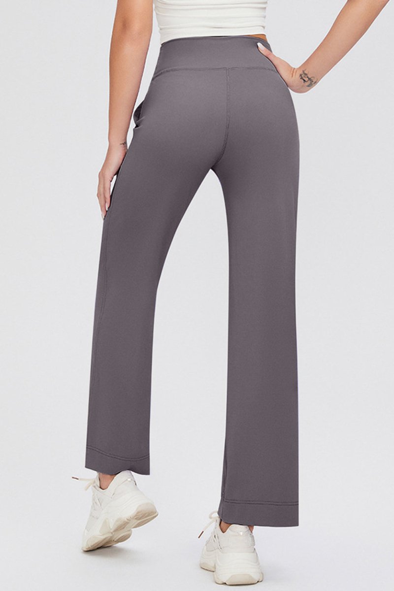 Basic Bae Full Size Drawstring High Waist Pants with Pockets - S. M. & Co.